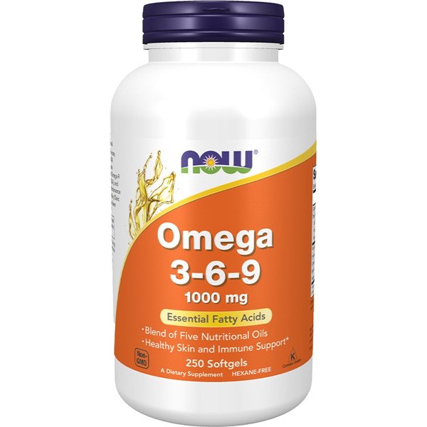 Omega 3-6-9, 1000 mg - 250 pehmeäkapselia
