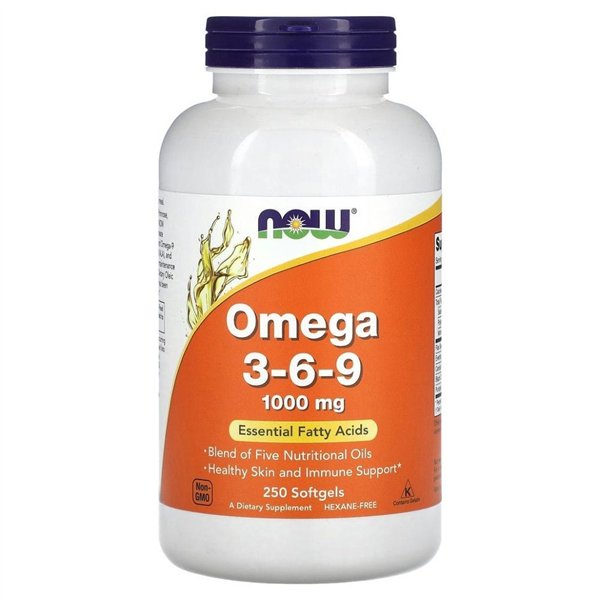Omega 3-6-9, 1000 mg - 250 pehmeäkapselia