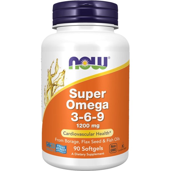 Super Omega 3-6-9, 1200mg - 90 softgels