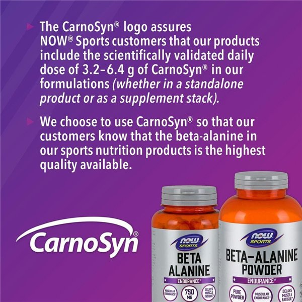 Beta-Alanine, 750mg - 120 caps