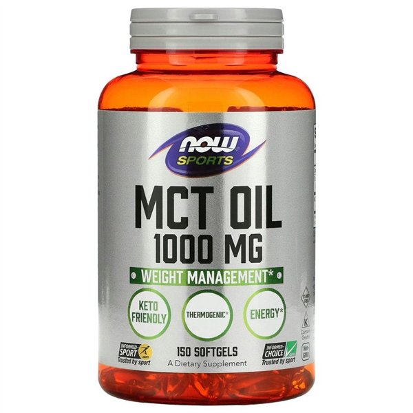 MCT eļļa, 1000 mg - 150 mīkstās kapsulas
