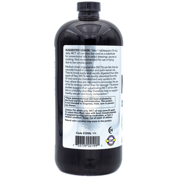 MCT Oil, Pure Liquid - 946 ml.
