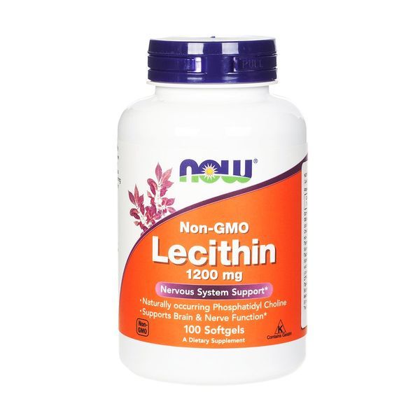Lecithin, 1200mg Non-GMO - 100 softgels