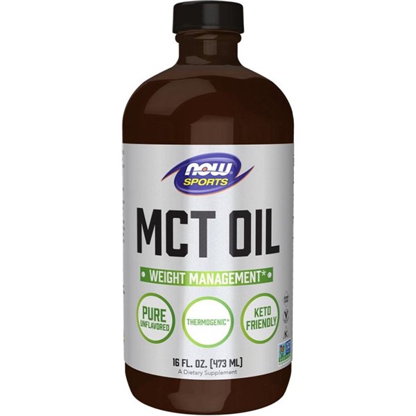 MCT-öljy, puhdas neste - 473 ml.