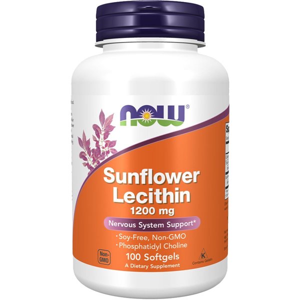 Sunflower Lecithin, 1200mg - 100 softgels