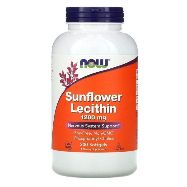 Sunflower Lecithin, 1200mg - 200 softgels