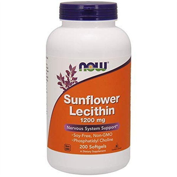 Sunflower Lecithin, 1200mg - 200 softgels