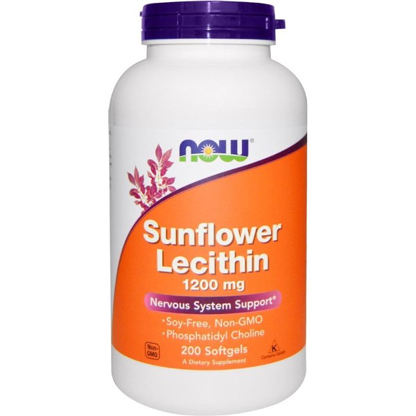 Sunflower Lecithin, 1200mg - 200 softgels