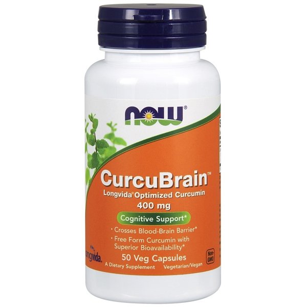 CurcuBrain, 400mg - 50 vcaps