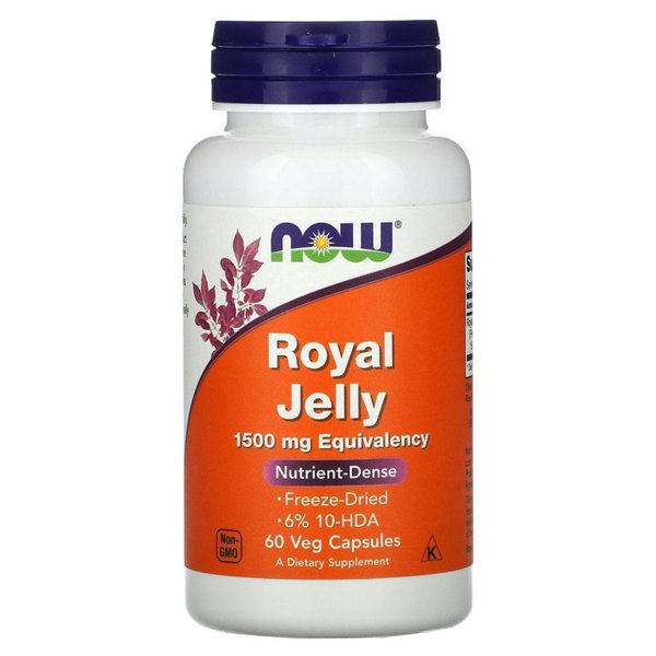 Royal Jelly, 1500mg Equivalency - 60 vcaps