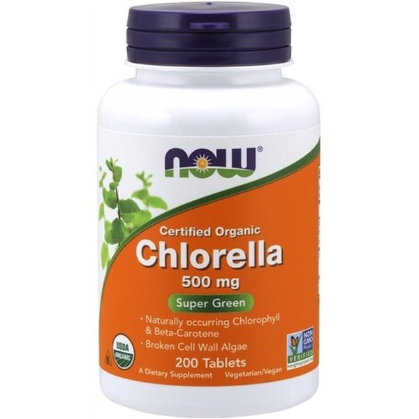 Chlorella, 500 mg - 200 tablečių