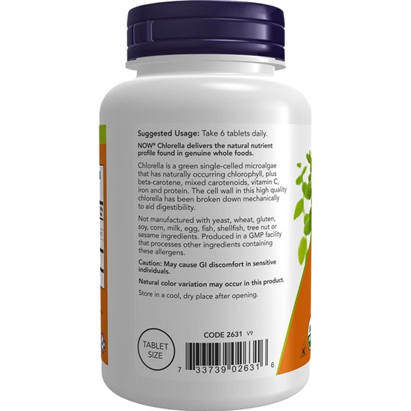Chlorella, 500 mg - 200 tablečių