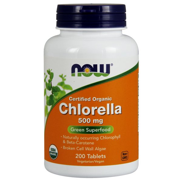 Chlorella, 500 mg - 200 tablettia
