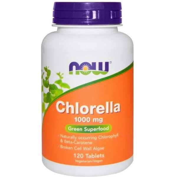 Chlorella, 1000 mg - 120 tablečių