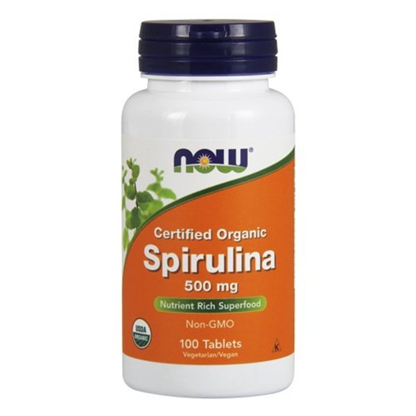 Spirulina, 500 mg - 100 tablečių