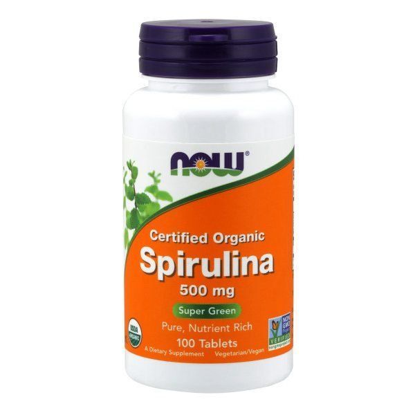Spirulina, 500 mg - 100 tablečių