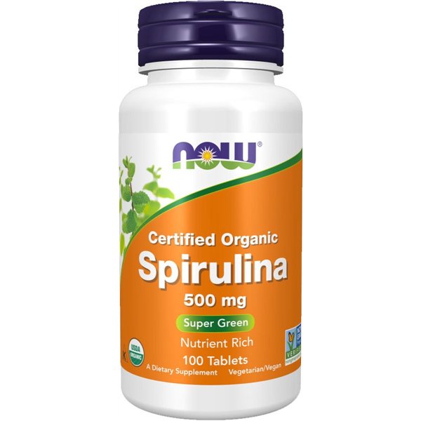 Spirulina, 500 mg - 100 tablettia