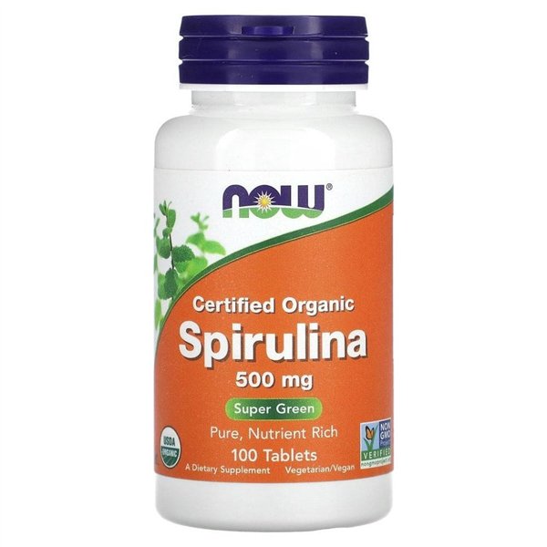 Spirulina, 500mg - 100 tabs
