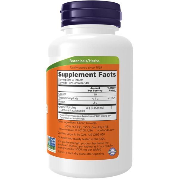  Spirulīna, 1000 mg - 120 tabletes