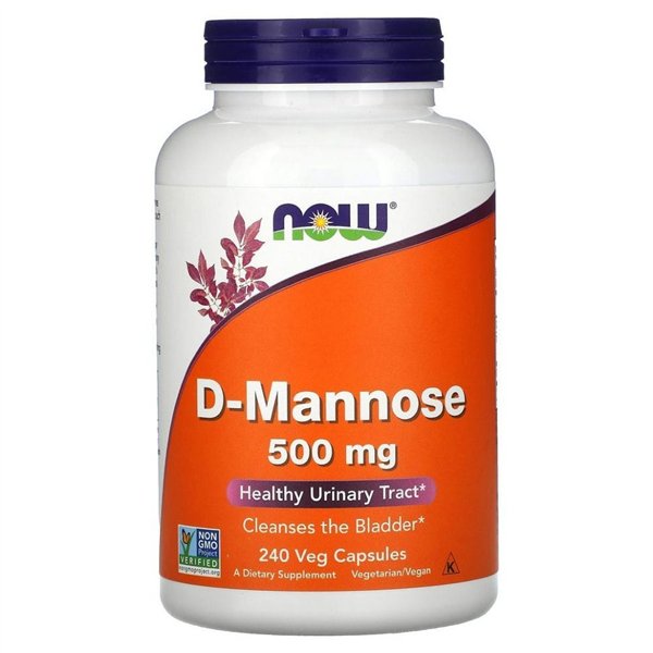 D-mannoze, 500 mg - 240 v-kapsulas