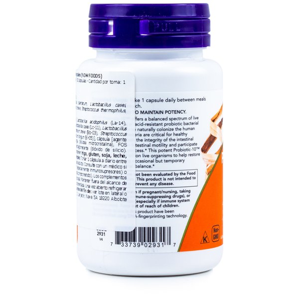 Probiootti-10, 100 miljardia - 30 v-kapselia