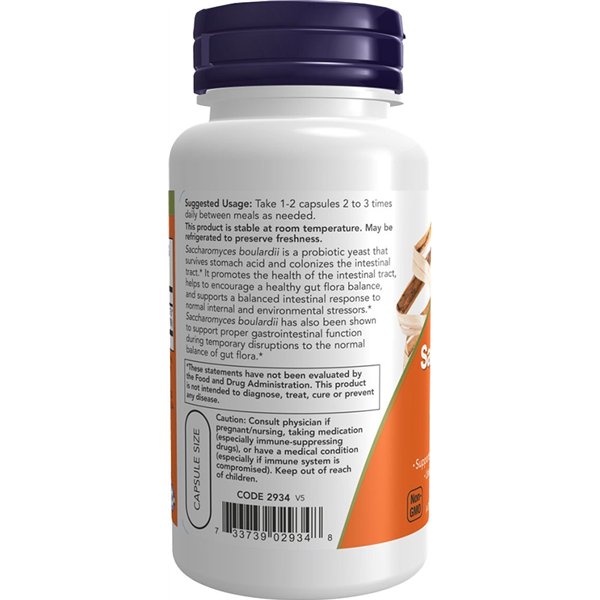Saccharomyces Boulardii - 60 kapsulas