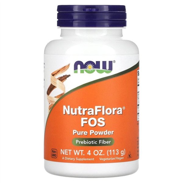 NutraFlora FOS, Pure Powder - 113g