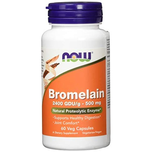 Bromelainas, 500 mg – 60 v kapsulių