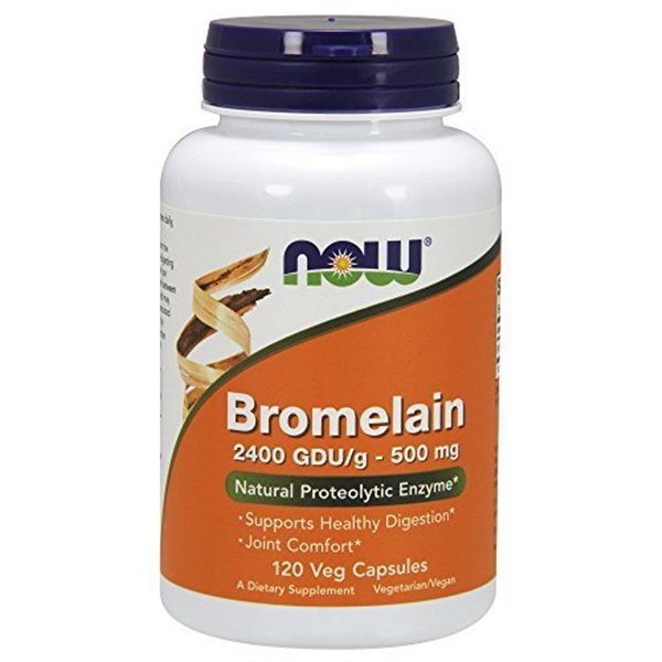 Bromelainas, 500 mg – 120 v kapsulių