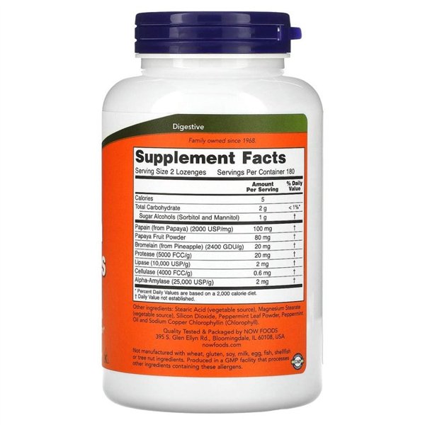 Papaya Enzyme, Chewable - 360 lozenges