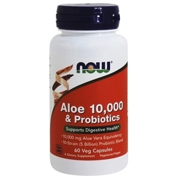 Aloe 10,000 & Probiotics - 60 vcaps