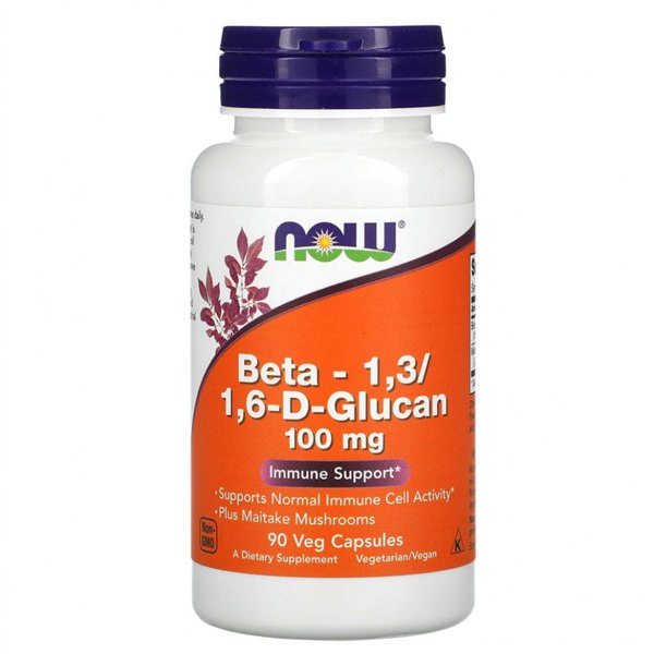 Beta - 1,3/1,6-D-Glucan, 100mg - 90 vcaps
