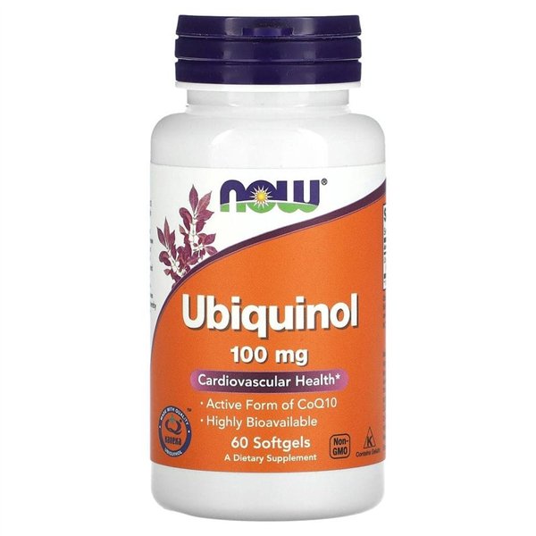 Ubiquinol, 100mg - 60 softgels