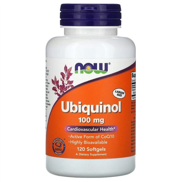 Ubiquinol, 100mg - 120 softgels