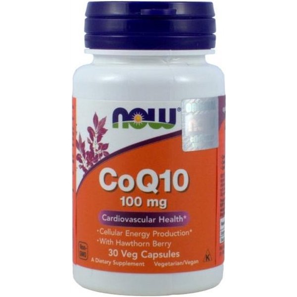 CoQ10 with Hawthorn Berry, 100mg - 30 vcaps