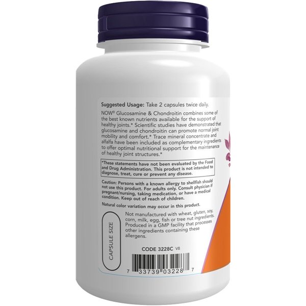 Glucosamine & Chondroitin with Trace Mineral Concentrate - 120 caps