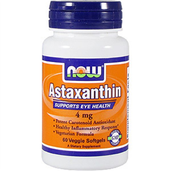 Astaksantinas, 4 mg – 60 vegetariškų minkštųjų kapsulių
