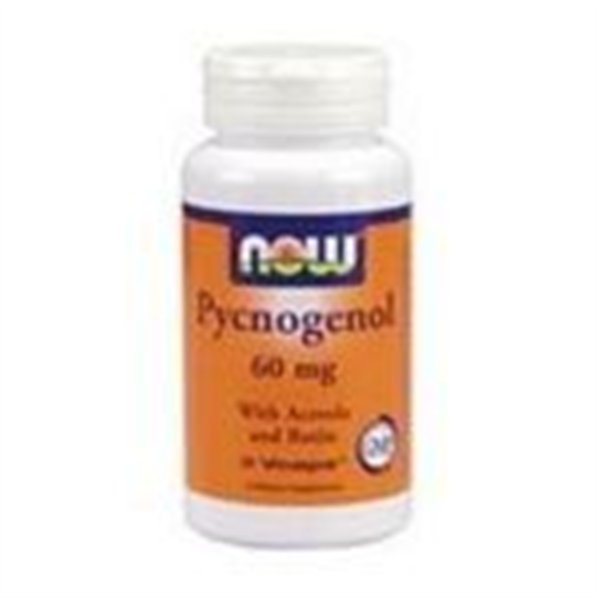 Pycnogenol ar acerolas un rutīna pulveri, 60 mg - 50 v kapsulas