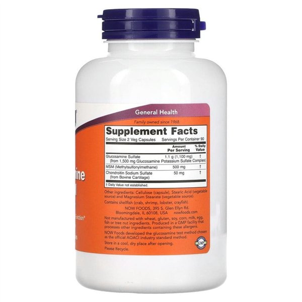 Glucosamine & MSM - 180 vcaps