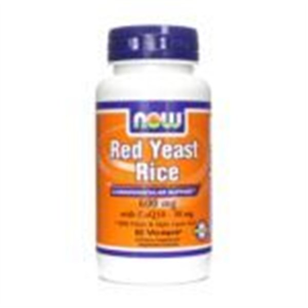 Raudonųjų mielių ryžiai su kofermentu Q10, 600 mg - 60 v kapsulių