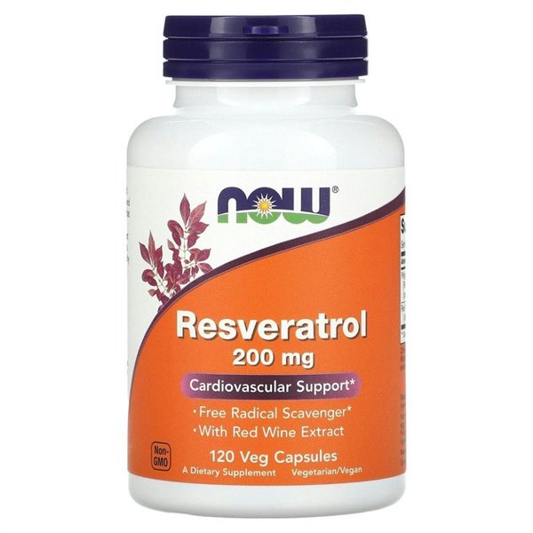 Luonnollinen resveratroli punaviiniuutteella, 200 mg - 120 v-kapselia