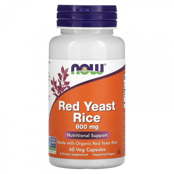 Red Yeast Rice, 600mg - 60 vcaps