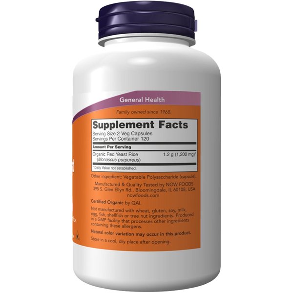 Sarkanie rauga rīsi, 600 mg - 60 v kapsulas