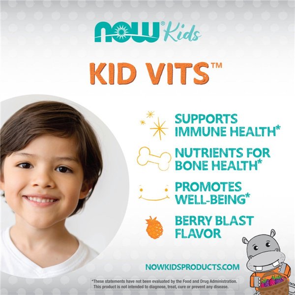 Kid Vits, Berry Blast - 120 purutablettia