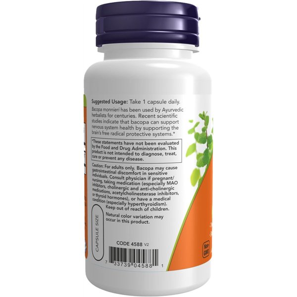 Bacopa Extract, 450mg - 90 vcaps