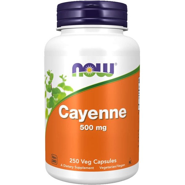Cayenne, 500mg - 250 vcaps