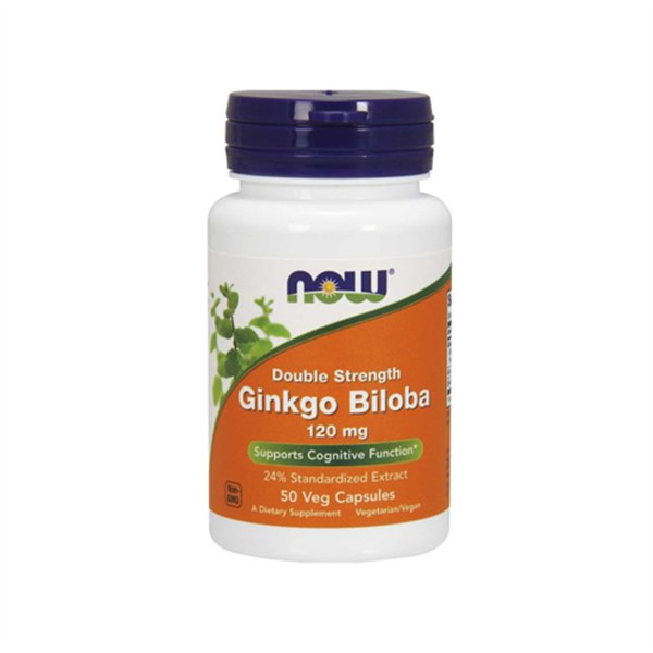Ginkgo Biloba Double Strength, 120mg - 50 vcaps