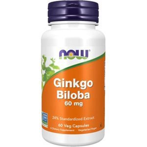 Ginkgo Biloba, 60mg - 60 vcaps