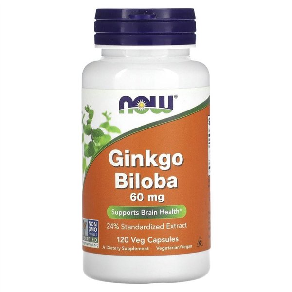 Ginkgo Biloba, 60mg - 120 vcaps