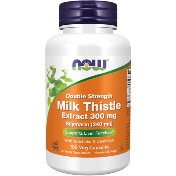 Milk Thistle Extract with Artichoke & Dandelion, 300mg Double Strength - 100 vcaps